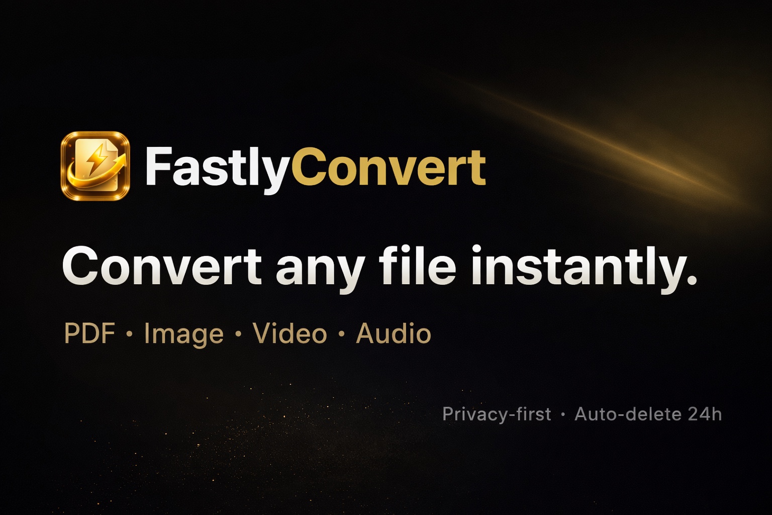 Audio & Video to Text Transcribe Online FastlyConvert logo